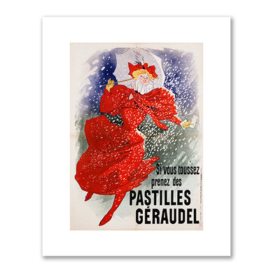 Jules Chéret, Pastilles Geraudel, 1896, Private collection. Fine Art Prints in various sizes by Museums.Co