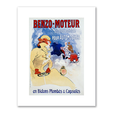 Jules Chéret, Benzo-Moteur, 1901, Private collection. Fine Art Prints in various sizes by Museums.Co