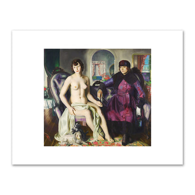 George Bellows, Two Women, 1924, Crystal Bridges Museum of American Art, Bentonville, Arkansas. Fine Art Prints in various sizes by Museums.Co
