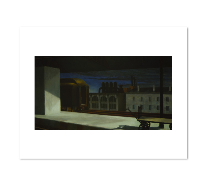 Edward Hopper, Dawn in Pennsylvania, 1942, art prints in various sizes by 2020ArtSolutions