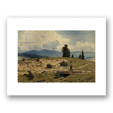 Hans Thoma, Landschaft/Landscape, 1896, Courtesy of Denenberg Fine Arts. Fine Art Prints in various sizes by Museums.Co