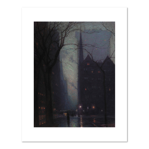 Birge Harrison, Fifth Avenue at Twilight, Fine Art Prints in various sizes by Museums.Co