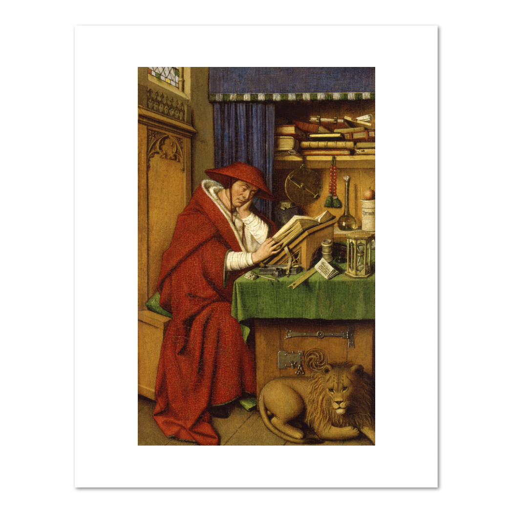 Jan van Eyck, Saint Jerome in His Study, Fine Art Prints in various sizes by Museums.Co