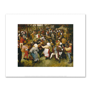 Pieter Bruegel the Elder, The Wedding Dance, Fine Art Prints in various sizes by Museums.Co
