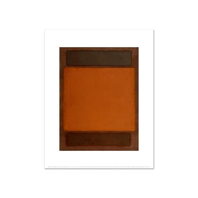 Mark Rothko, Orange, Brown, Fine Art Prints in various sizes by Museums.Co