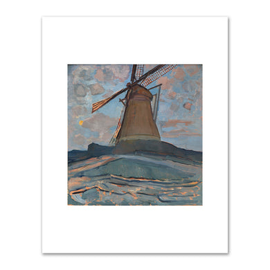 Piet Mondrian, Windmill, About 1917, Dallas Museum of Art. Fine Art Prints in various sizes by Museums.Co