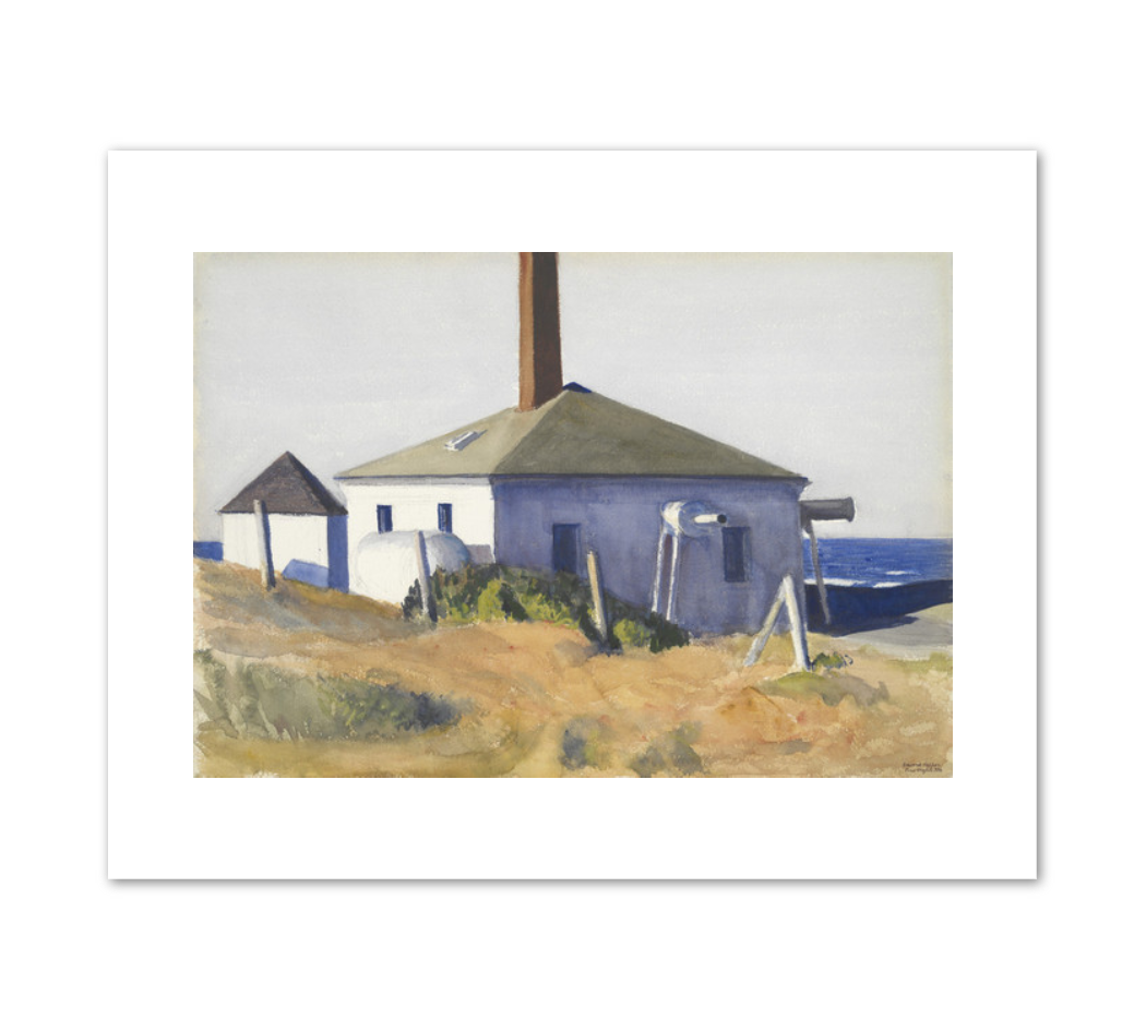 Edward Hopper, House of the Fog Horn, No. 3, 1929, Fine Art Prints in various sizes by Museums.Co