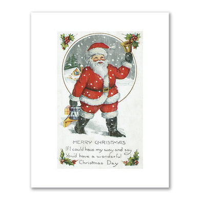 Unknown Artist, Merry Christmas, c. 1920, Private Collection, George C. Whitney Co. (Publisher). Fine Art Prints in various sizes by Museums.Co