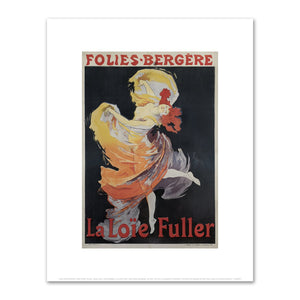 Jules Chéret, Folies-Bergère / La Loïe Fuller, 1893, Fine Art Prints in various sizes by Museums.Co