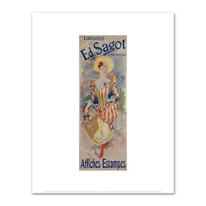 Jules Chéret, Librairie Ed. Sagot, 1891, Fine Art Prints in various sizes by Museums.Co