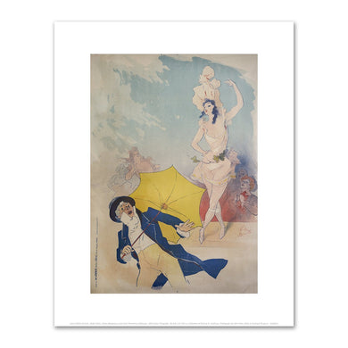Jules Chéret, Folies-Bergère / Emilienne d'Alencon, 1893, Fine Art Prints in various sizes by Museums.Co