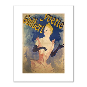 Jules Chéret, Yvette Guilbert, Au Concert Parisien, Fine Art Prints in various sizes by Museums.Co