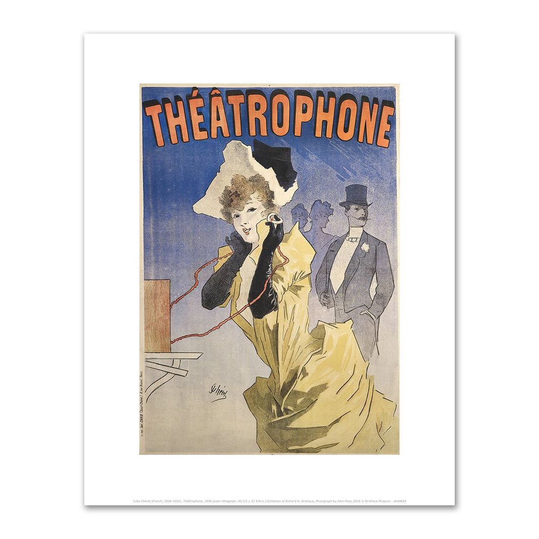 Jules Chéret, Théâtrophone, Fine Art Prints in various sizes by Museums.Co