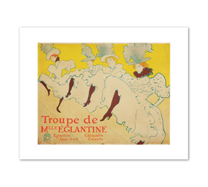 Troupe de Mlle Églantine by Henri de Toulouse-Lautrec