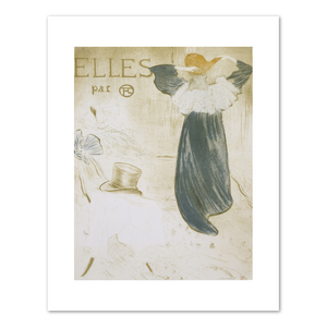 Henri de Toulouse-Lautrec (French, 1864-1901), Frontispiece, Elles, c. 1896, Fine Art Prints in various sizes by Museums.Co