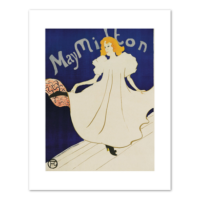 Henri de Toulouse-Lautrec (French, 1864-1901), May Milton, 1895, Fine Art Prints in various sizes by Museums.Co