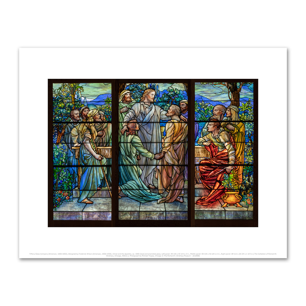 Tiffany Glass Company (American, 1885-1892), Designed by Frederick Wilson (American, 1858-1938), Christ and the Apostles, ca. 1890, Fine Art Prints in various sizes by Museums.Co
