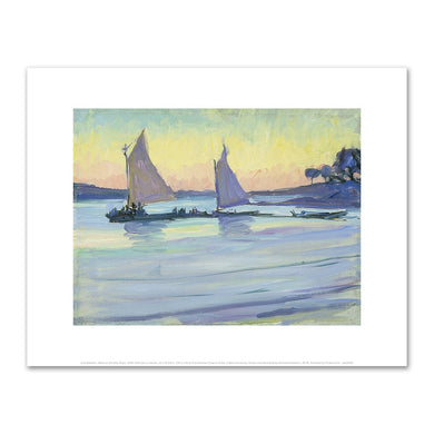 Jane Peterson, Boats on the Nile, Dawn, 1905–1915, Art Prints in 4 sizes by Museums.Co