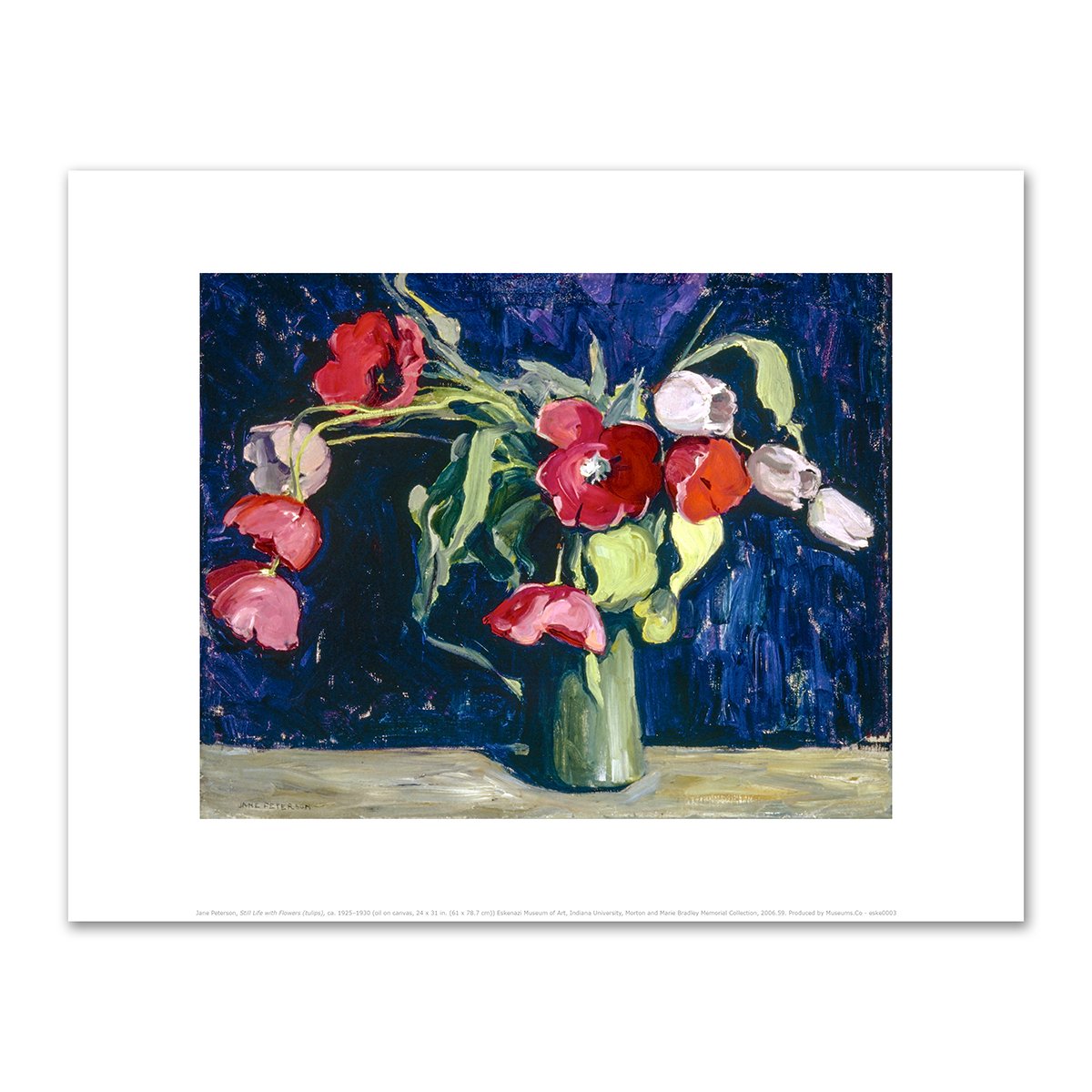 Still Life with Flowers (tulips) by Jane Peterson – Museums.Co