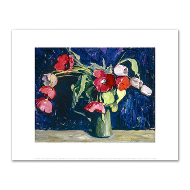 Jane Peterson, Still Life with Flowers (tulips), ca. 1925–1930, Art Prints in 4 sizes by 2020ArtSolutions