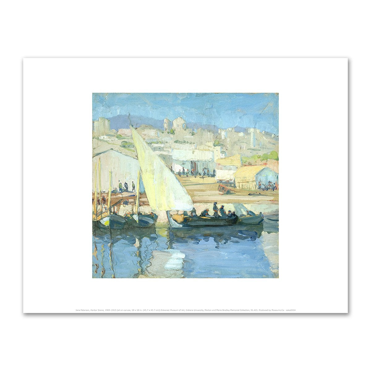 Harbor Scene by Jane Peterson – Museums.Co