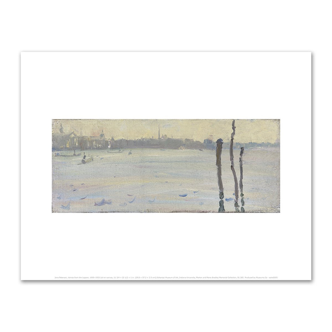 Jane Peterson, Venice from the Lagoon, 1900–1933, Fine Art Prints in 4 sizes by 2020ArtSolutions