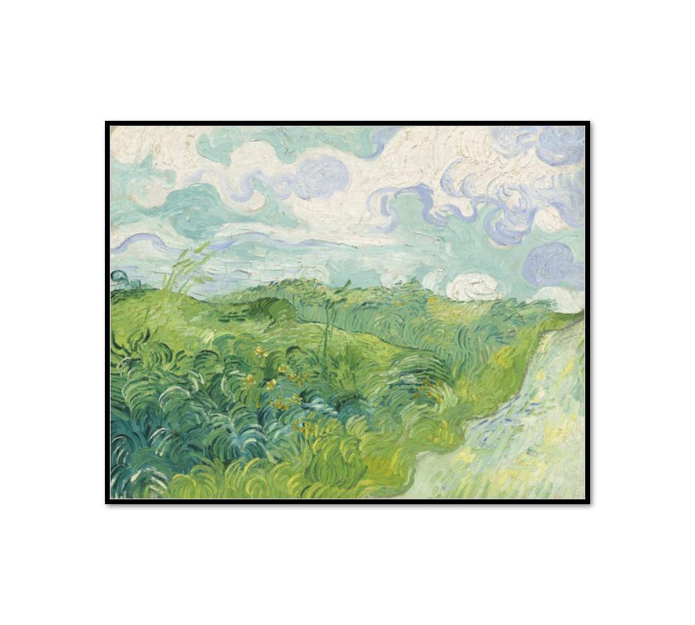 Green Wheat Fields, Auvers by Vincent van Gogh Artblock