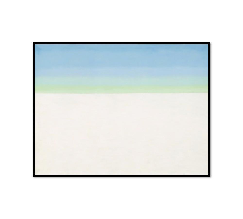 Sky with Flat White Cloud by Georgia O'Keeffe Artblock