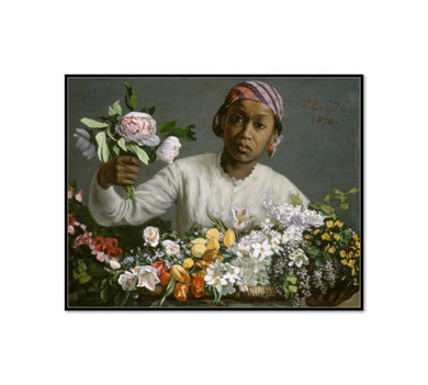 Young Woman with Peonies by Frédéric Bazille Artblock