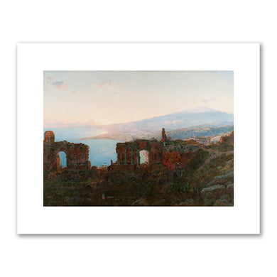 William Stanley Haseltine, Mount Etna from Taormina, ca. 1870, Fenimore Art Museum, Cooperstown, New York. Fine Art Prints in various sizes by Museums.Co