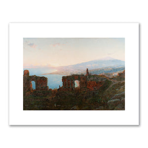 William Stanley Haseltine, Mount Etna from Taormina, ca. 1870, Fenimore Art Museum, Cooperstown, New York. Fine Art Prints in various sizes by Museums.Co