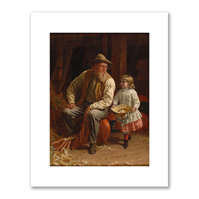 Thomas Waterman Wood, American Farmer, 1882, Fenimore Art Museum, Cooperstown, New York. Fine Art Prints in various sizes by Museums.Co