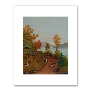 I.D. Brower, Otsego Lake, c. 1890, Fenimore Art Museum, Cooperstown, New York. Fine Art Prints in various sizes by Museums.Co