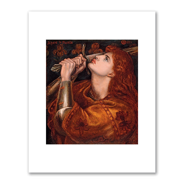 Dante Gabriel Rossetti, Joan of Arc, 1882, Fitzwilliam Museum. Fine Art Prints in various sizes by Museums.Co