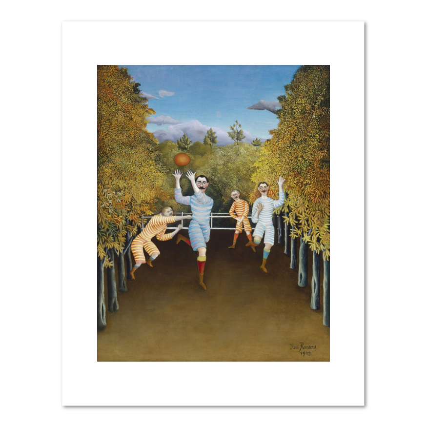 Henri Rousseau, The Football Players, 1908, Fine Art Prints in various sizes by Museums.Co