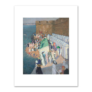Ethel Carrick, La marée haute a Saint-Malô (High tide at St Malô), ca. 1911-1912, Art Gallery of New South Wales. Fine Art Prints in various sizes by Museums.Co