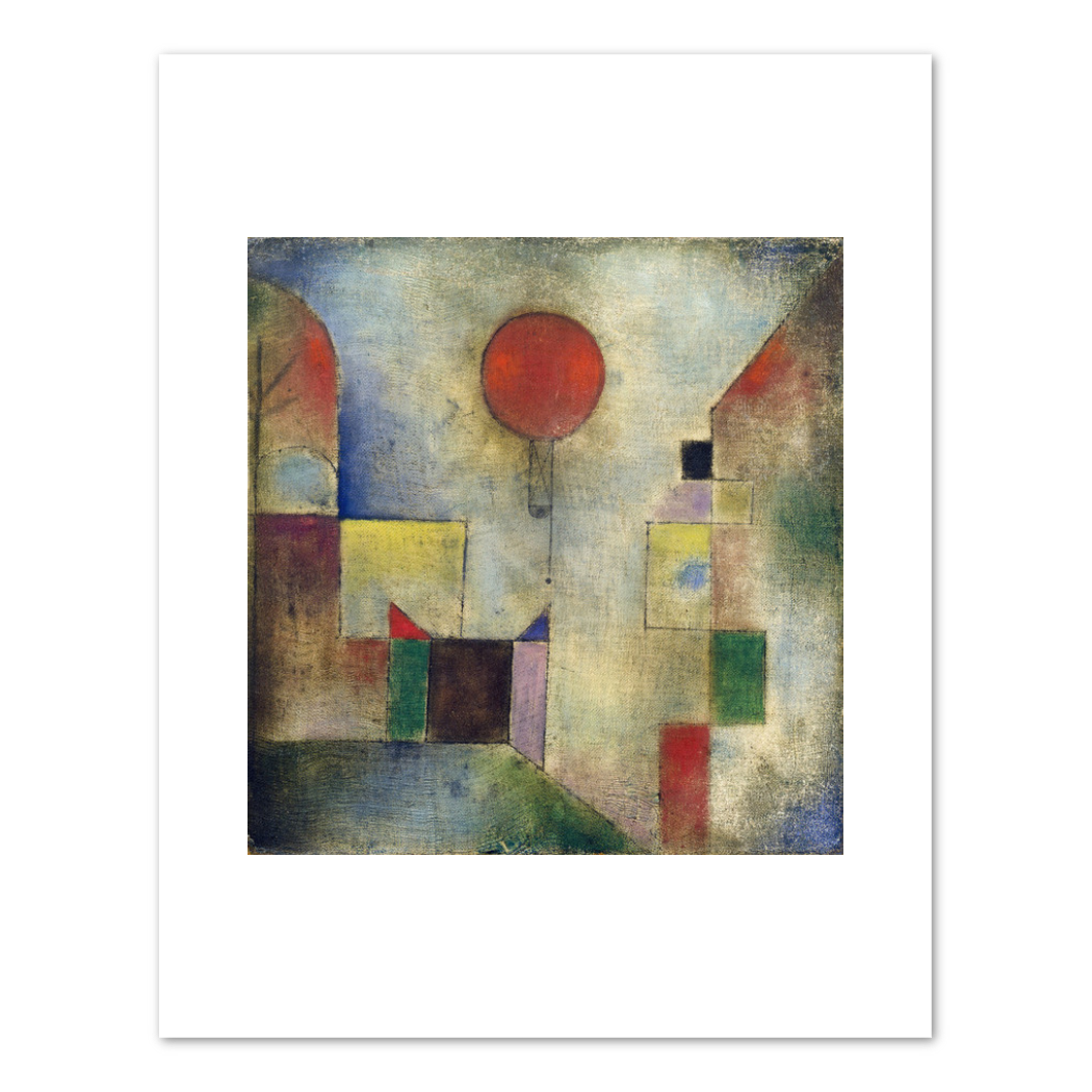 Paul Klee, Red Balloon (Roter Ballon), 1922, Fine Art Prints in various sizes by Museums.Co