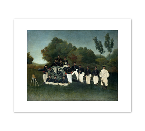 Henri Rousseau, Artillerymen (Les Artilleurs), ca. 1893–95, Solomon R. Guggenheim Museum, New York. Fine Art Prints in various sizes by Museums.Co