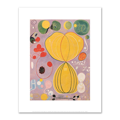 Hilma af Klint, Group IV, The Ten Largest, No. 7, Adulthood, 1907, Fine Art prints in various sizes by Museums.Co