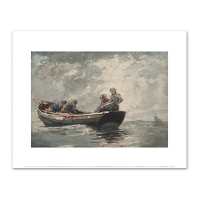 Fisher Folk in a Dory by Winslow Homer