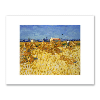 Vincent van Gogh, Corn Harvest in Provence, June 1888, The Israel Museum, Jerusalem. Fine Art Prints in various sizes by Museums.Co