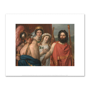 Jacques-Louis David, The Anger of Achilles, 1819, Kimbell Art Museum. Fine Art Prints in various sizes by Museums.Co
