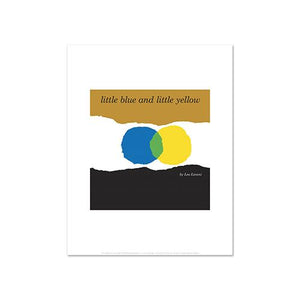 Leo Lionni, Little Blue and Little Yellow book cover, Prints at 2020ArtSolutions