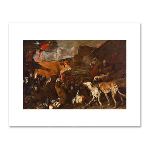 Giovanni Benedetto Castiglione, Noah and the Animals Entering the Ark, ca. 1650, Milwaukee Art Museum. Fine Art Prints in various sizes by Museums.Co