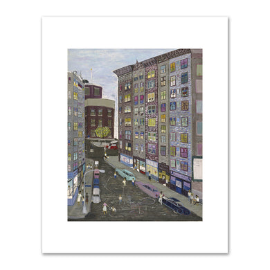 Ralph Fasanella, City Scene, 1967, Milwaukee Art Museum. Fine Art Prints in various sizes by Museums.Co