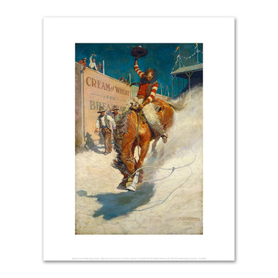 Newell Convers Wyeth, Bronco Buster, 1906, Fine Art Prints in various sizes by Museums.Co