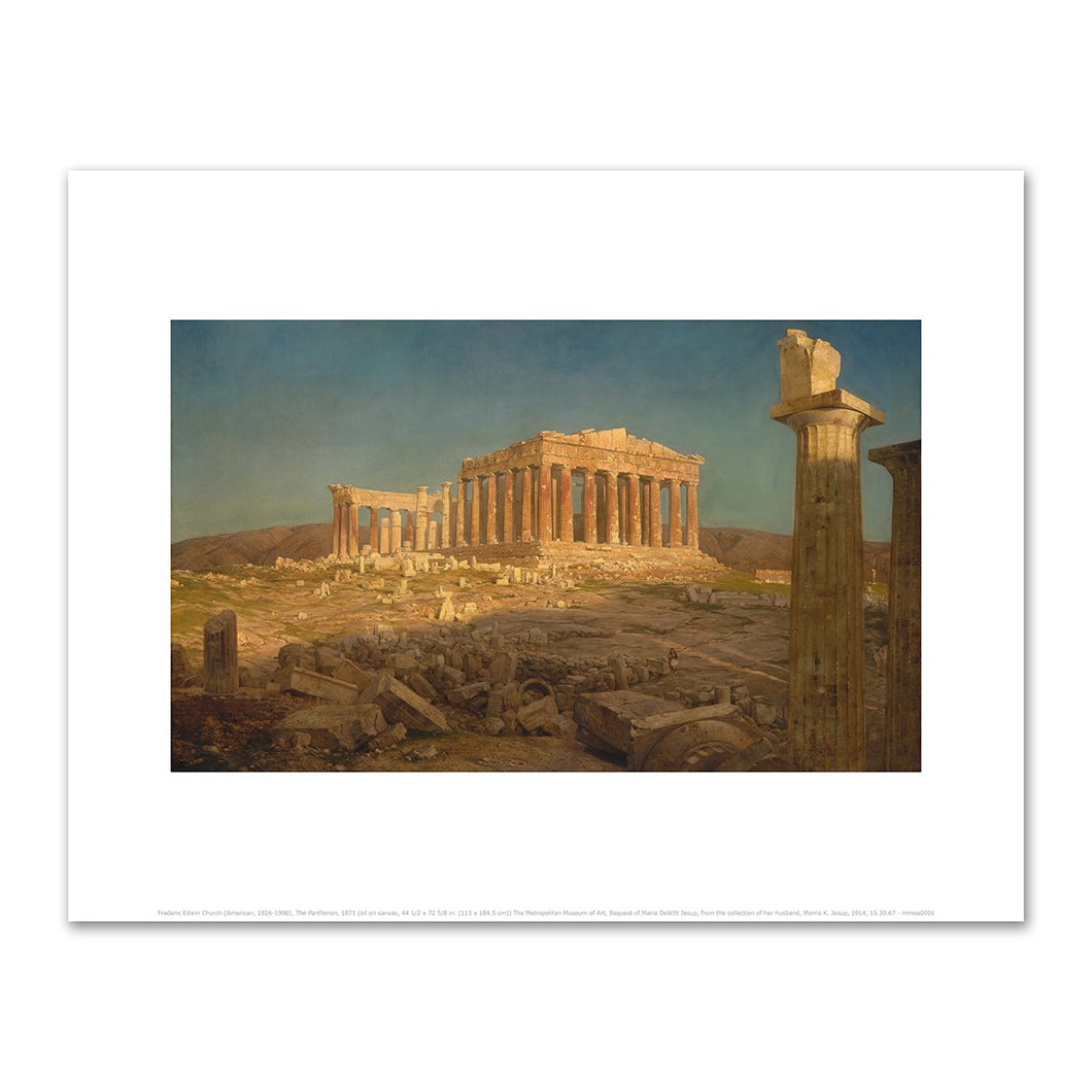 Frederic Church, The Parthenon, Metropolitan Museum of Art (The Met), Art prints in various sizes by 2020ArtSolutions