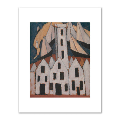 Marsden Hartley, Movement No. 5, Provincetown Houses, 1916, Fine Art Prints in various sizes by Museums.Co