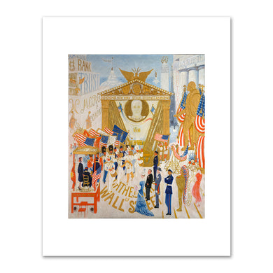 Florine Stettheimer, The Cathedrals of Wall Street, 1939, The Metropolitan Museum of Art. Fine Art Prints in various sizes by Museums.Co