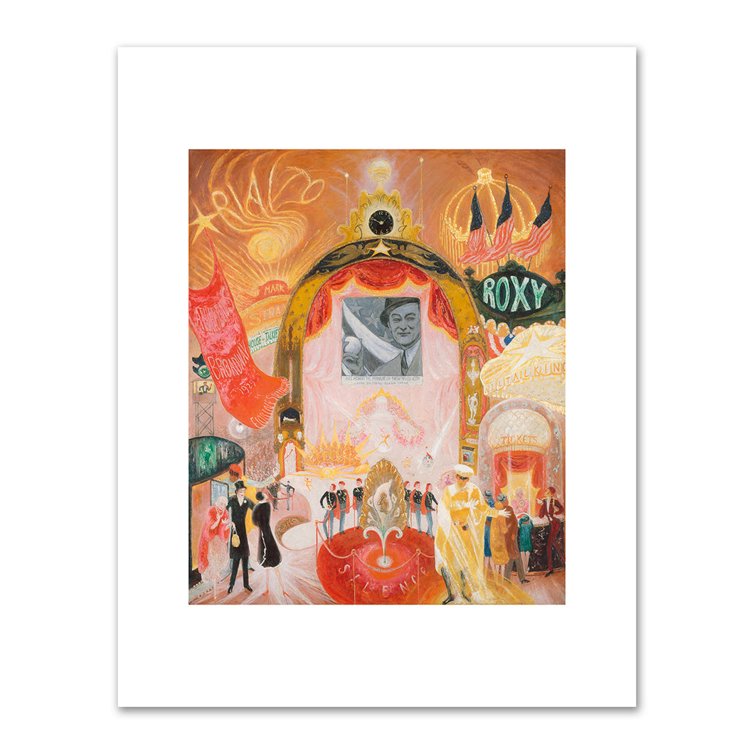 Florine Stettheimer, The Cathedrals of Broadway, 1929, The Metropolitan Museum of Art. Fine Art Prints in various sizes by Museums.Co